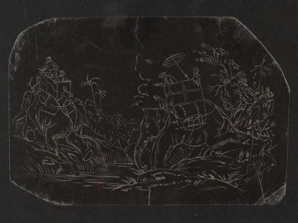 Unknown, One of twenty-seven paintings, mainly depicting hunting scenes.