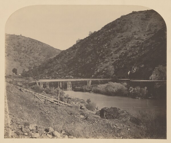 Carleton Watkins, [Benton Dam, Merced River]
