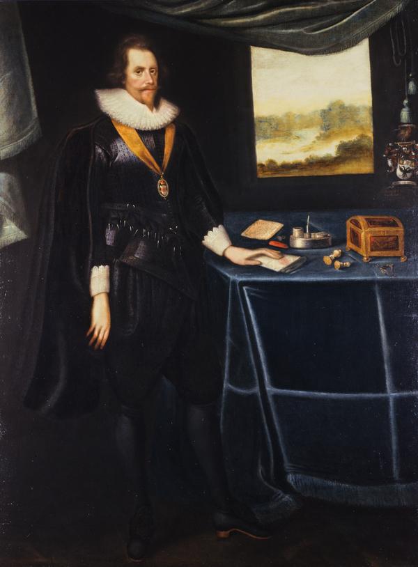 George Jamesone, Sir Archibald Acheson (1583 -1634). Secretary of State