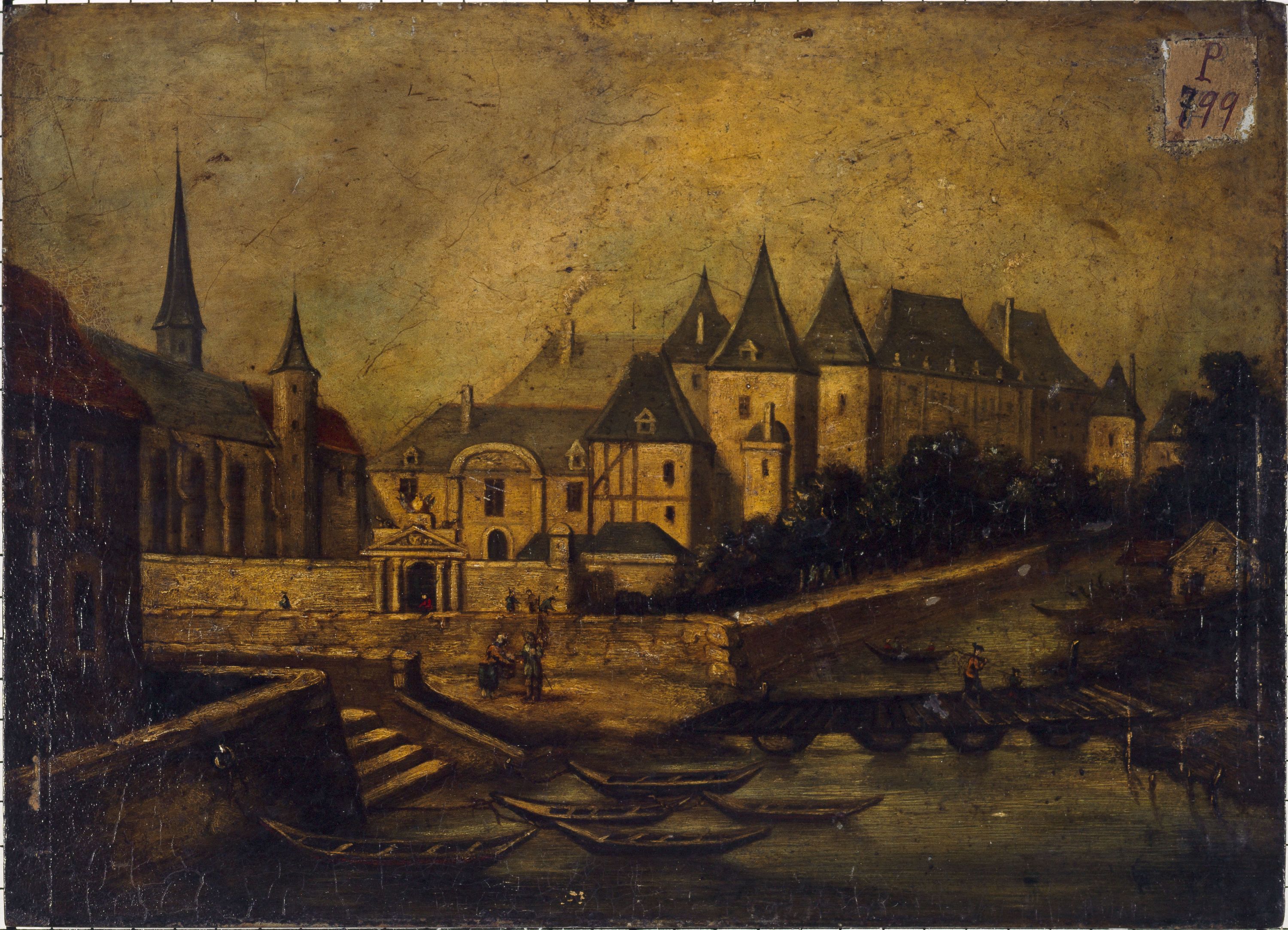 Anonyme, Vue de l'arsenal, vers 1620