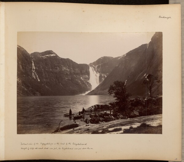 Unknown, Distant view of the Skjæggedalsfjord