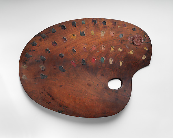 Eugène Delacroix, Delacroix's palette