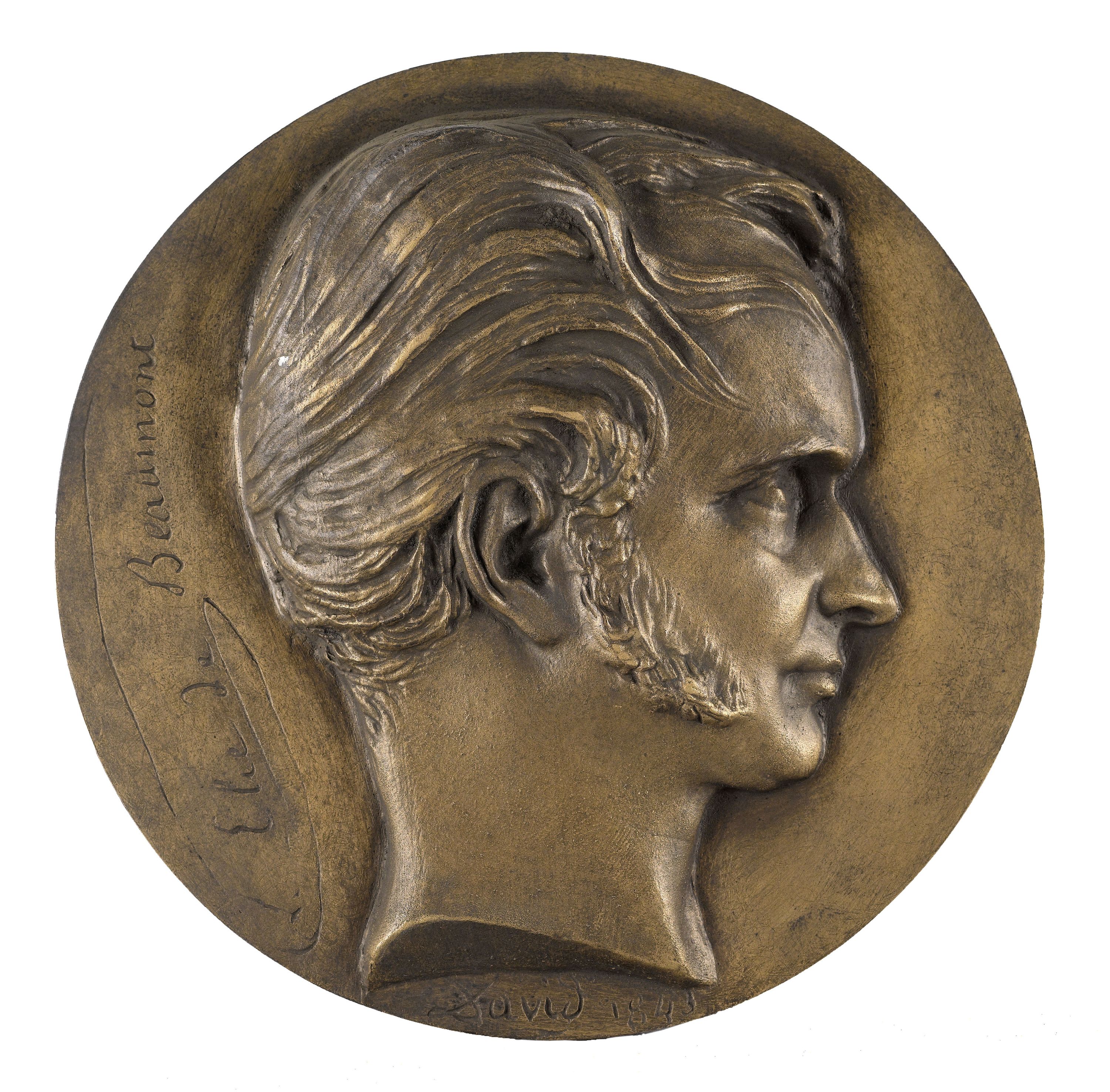 David d'Angers, Portrait de Jean-Baptiste Armand Louis Léonce Élie de Beaumont (1798-1874), géologue