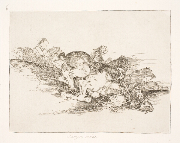 Francisco de Goya, Det sker (altid) stadig således (8)