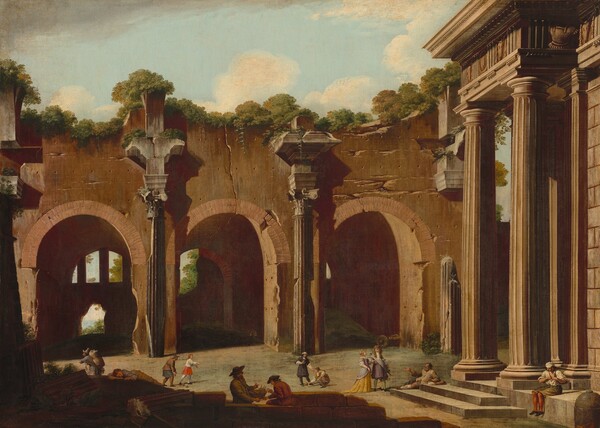 Niccolô Codazzi, The Basilica of Constantine with a Doric Colonnade