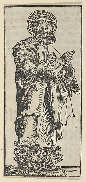 Lucas Cranach the Elder, Silver Statuette of St. Peter from the Wittenberg Reliquaries