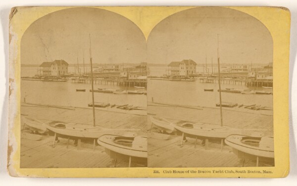 Benjamin West Kilburn, Club House of the Boston Yacht Club, South Boston, Mass.