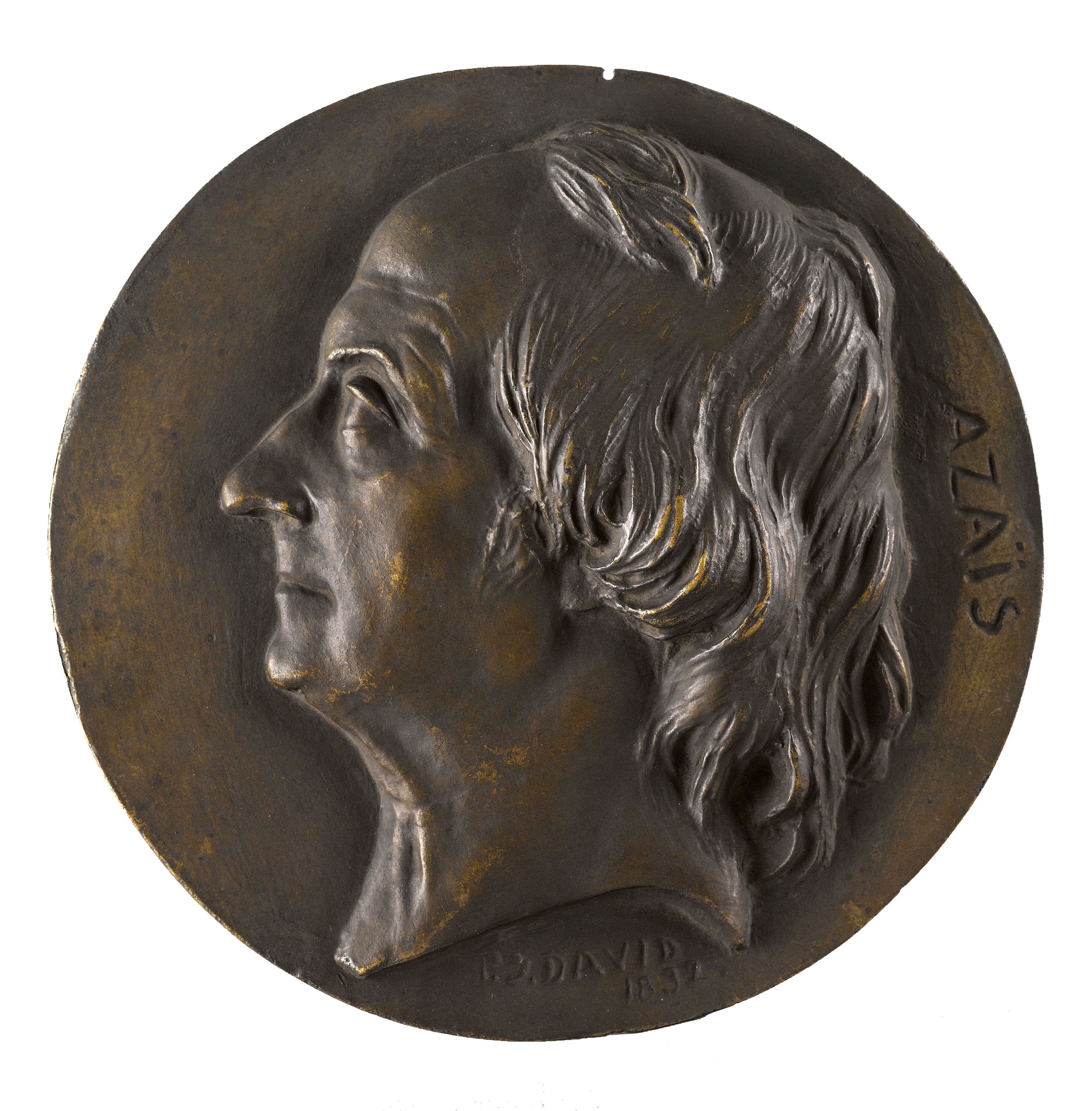 David d'Angers, Portrait de Pierre-Hyacinthe Azais (1766-1845), philosophe