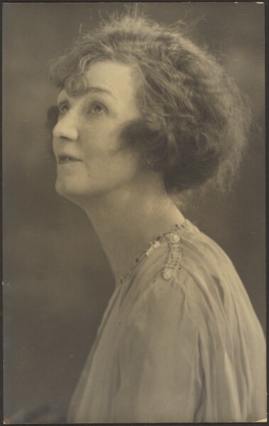 Louis Fleckenstein, [Portrait of a Woman in Furs (not visible)]