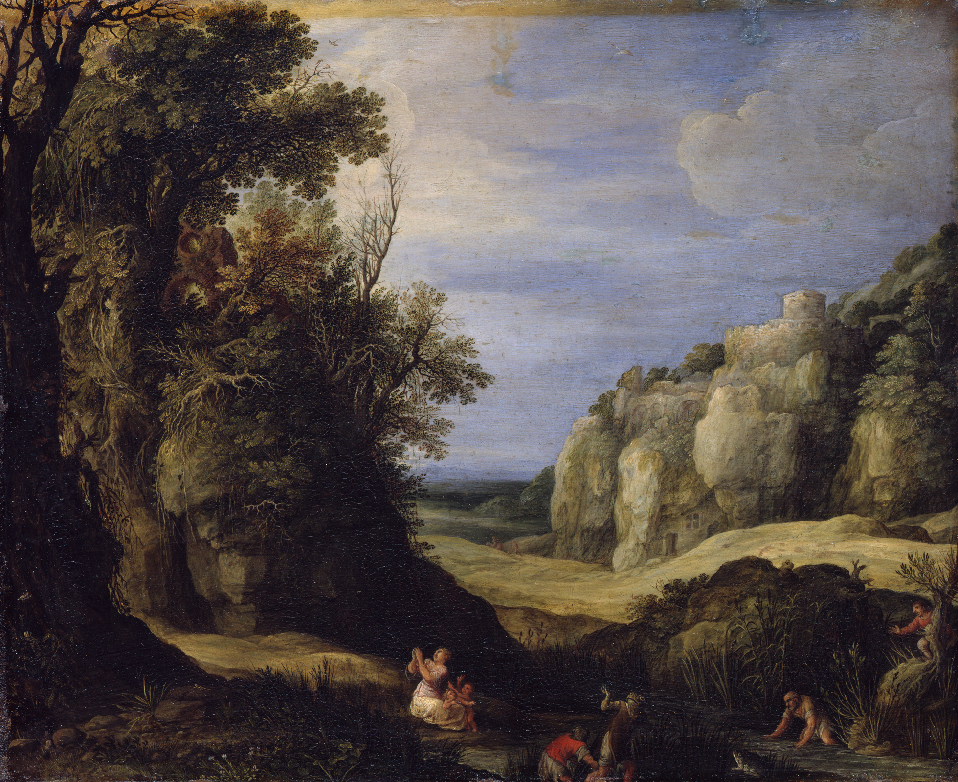 Paul Bril, Landscape with Latona and the Lycian Peasants