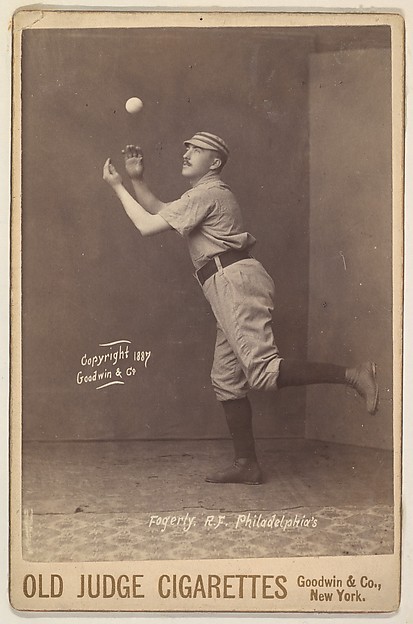 Goodwin & Company, Fogerty, Right Field, Philadelphia, from the series Old Judge Cigarettes