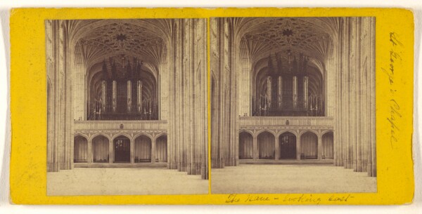 George Washington Wilson, St. George's Chapel, Windsor - The Nave, looking East.