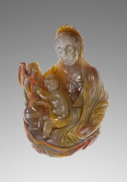 Unknown, Madonna and Child with an Angel