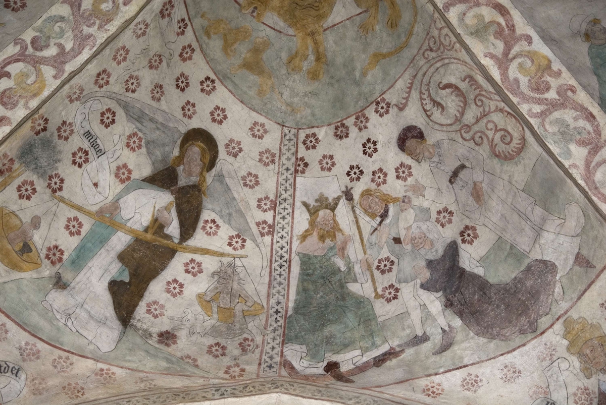 Bengt Backlund, Lime Painting in the Church of the Left, Uppland 2009