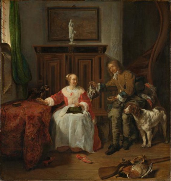 Gabriël Metsu, De jagersbuit