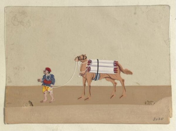 Unknown, One of twelve drawings depicting methods of transport