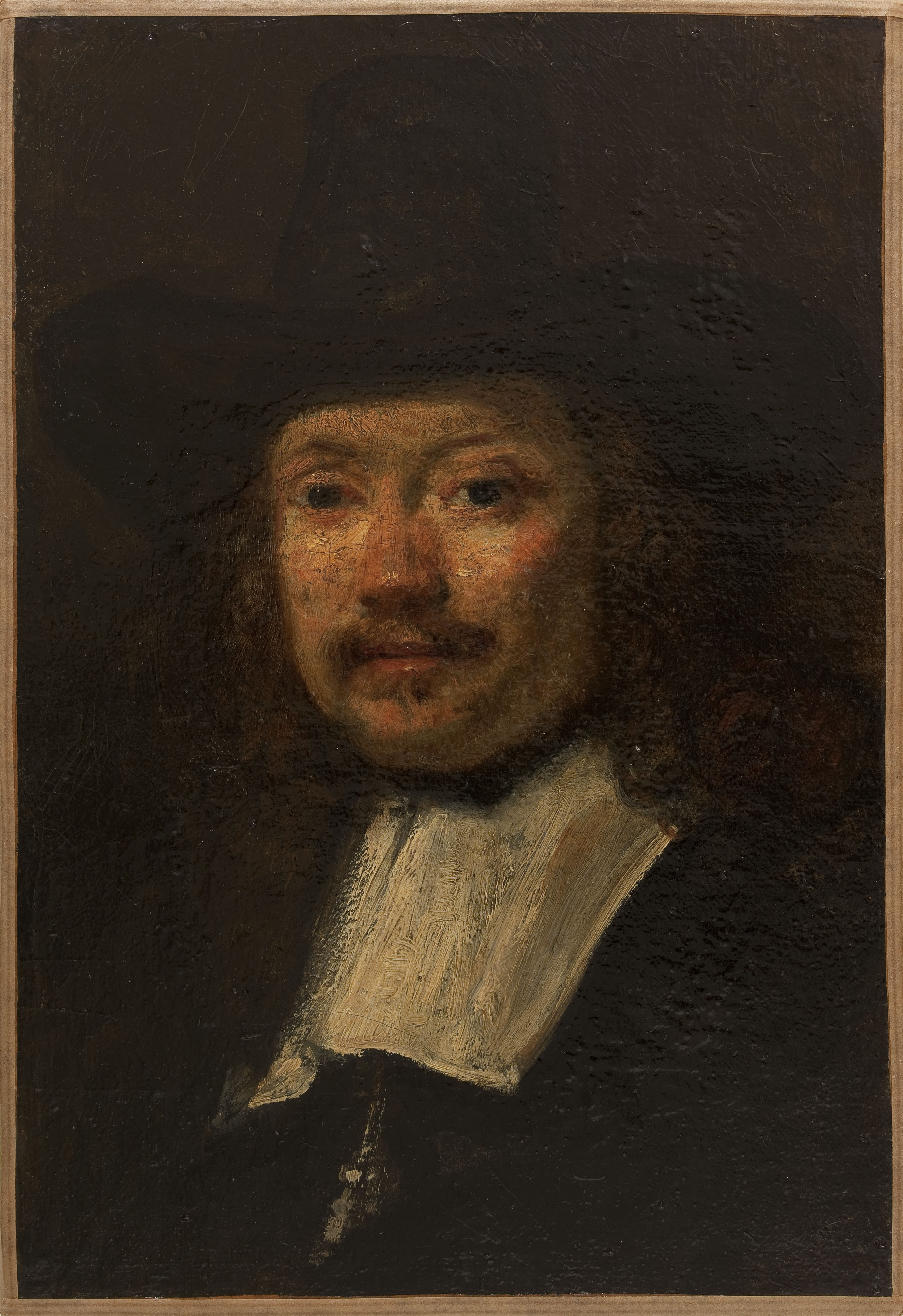 Félix Ziem, Etude d'homme [Les Syndics], copie d'après Rembrandt