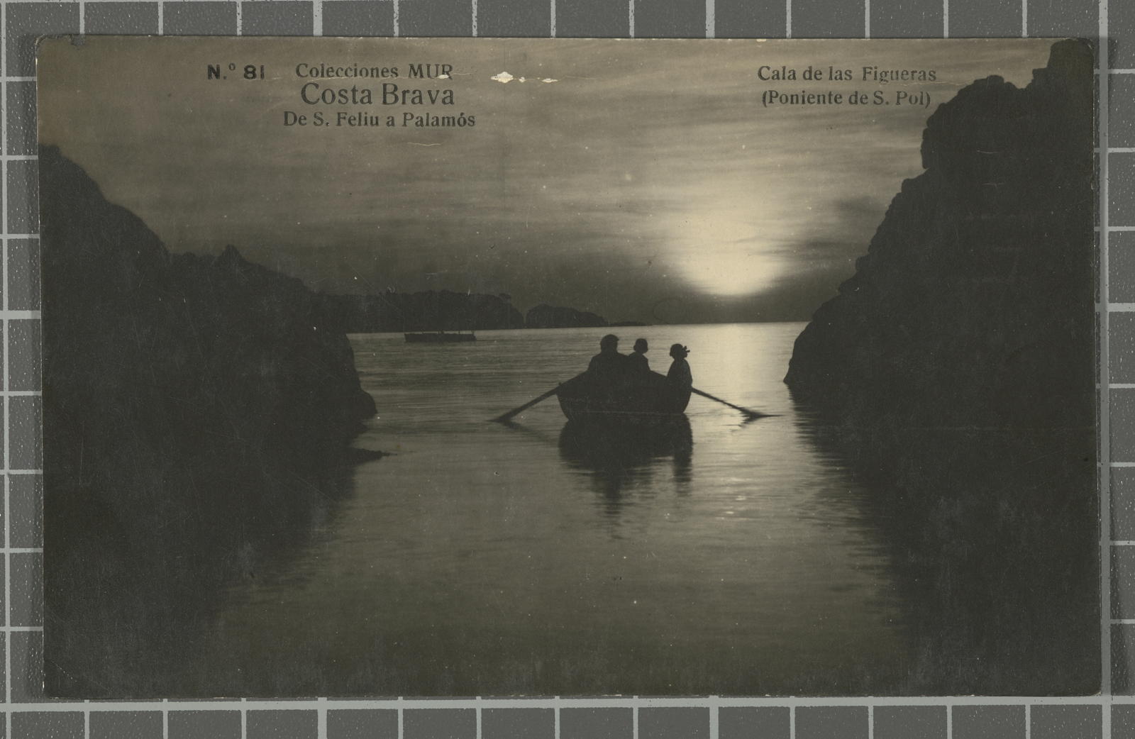 Ricard Mur Dargallo, Nº81. De S.Feliu a Palamós. Cala de las Figueras (Poniente de S. Pol)