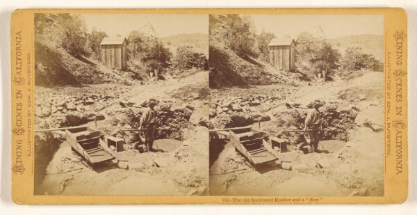Eadweard J. Muybridge, The old fashioned Rocker and a "49er."
