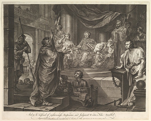 William Hogarth, Paul Before Felix