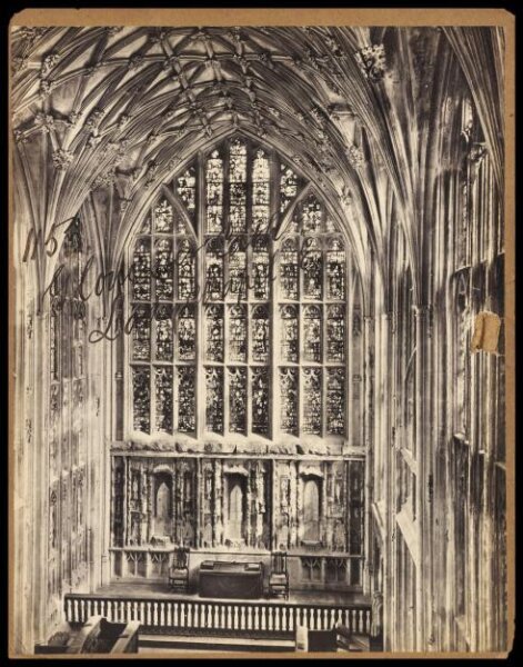 Francis Frith, Gloucester Cath'l.  Lady Chapel E.