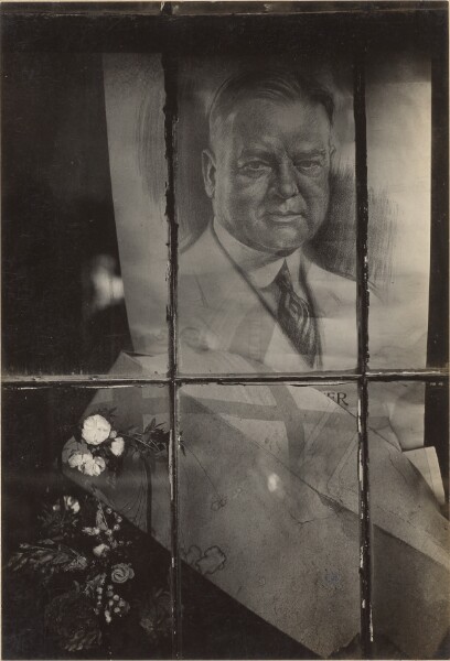 Walker Evans, Political Poster, Massachussetts Village