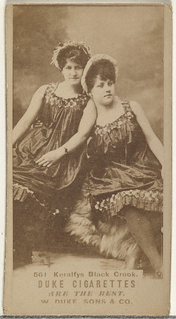 W. Duke, Sons & Co., Card Number 561, Kiralfys Black Crook, from the Actors and Actresses series (N145-7) issued by Duke Sons & Co. to promote Duke Cigarettes