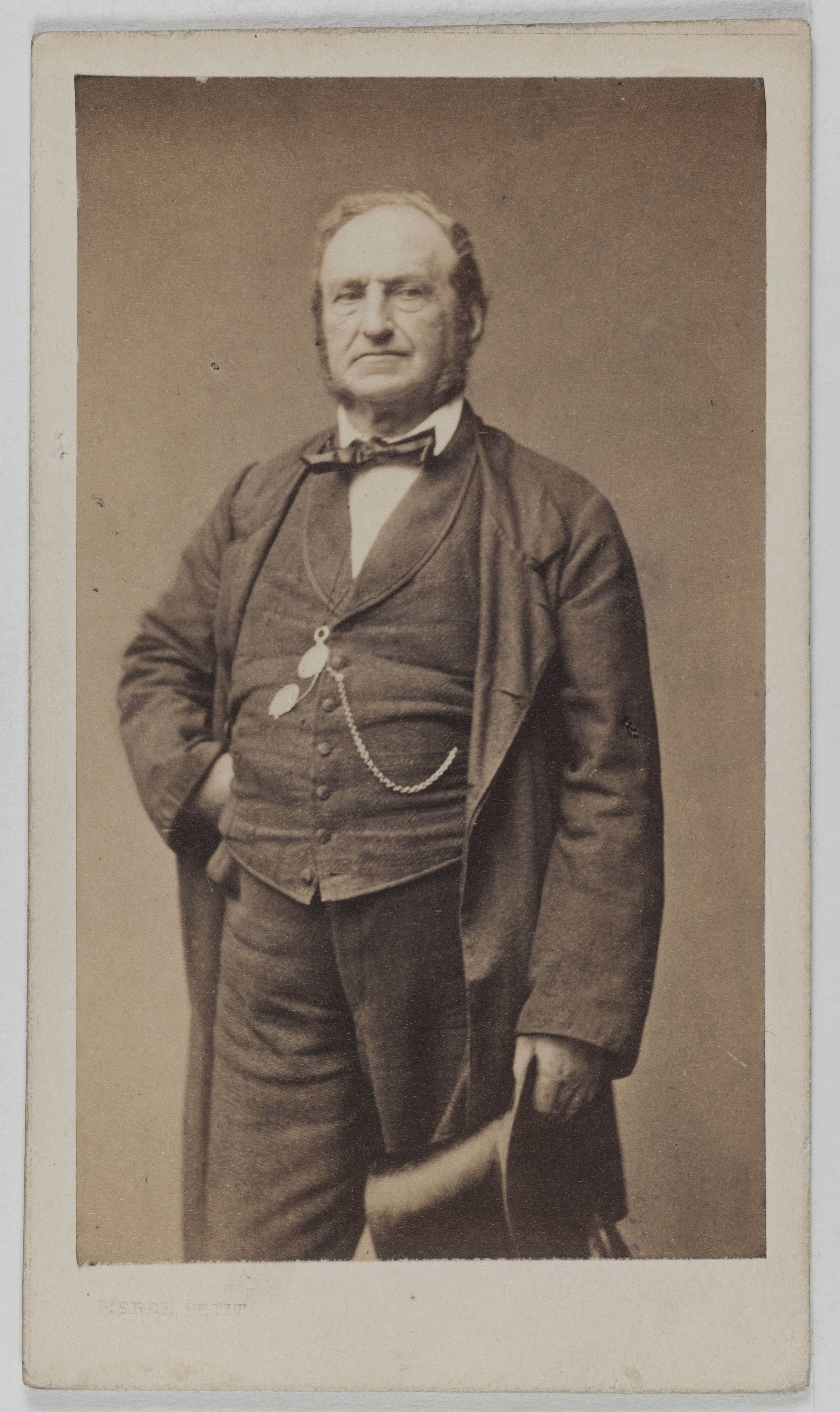 Pierre Petit, Portrait de Nicolas Prosper Levasseur, (1791-1871), chanteur lyrique