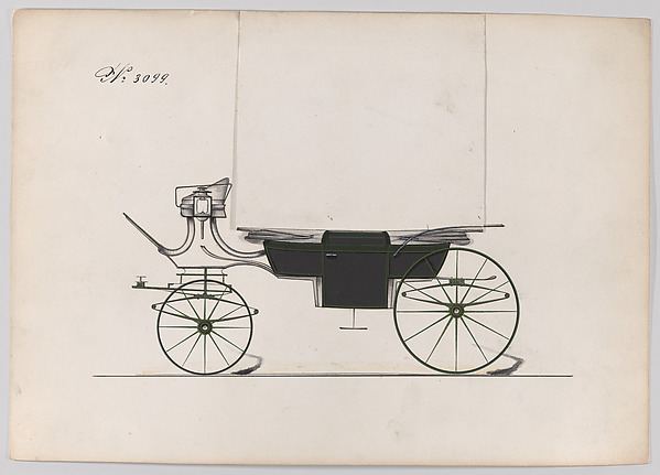 Brewster & Co., Design for Landau, No. 3099