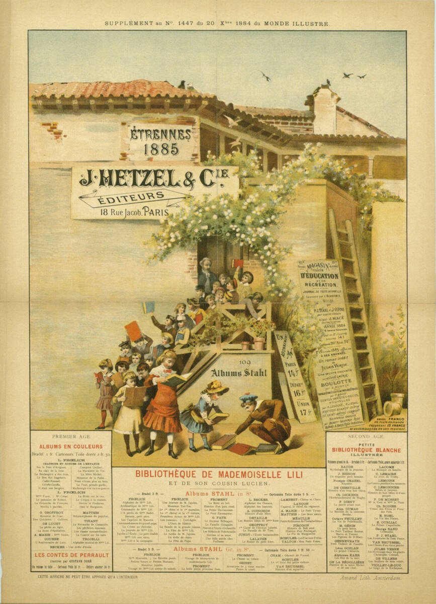 Anonym, ÉTRENNES 1885; J. HETZEL & Cie.; ÉDITEURS; PARIS (SUPPLÉMENT au No. 1447 du 20 Xbre 1884 du MONDE ILLUSTRÉ)