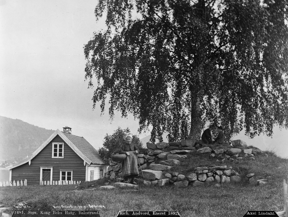 Axel Lindahl, Prot: Kong Beles Gravhaug ved Balestrand