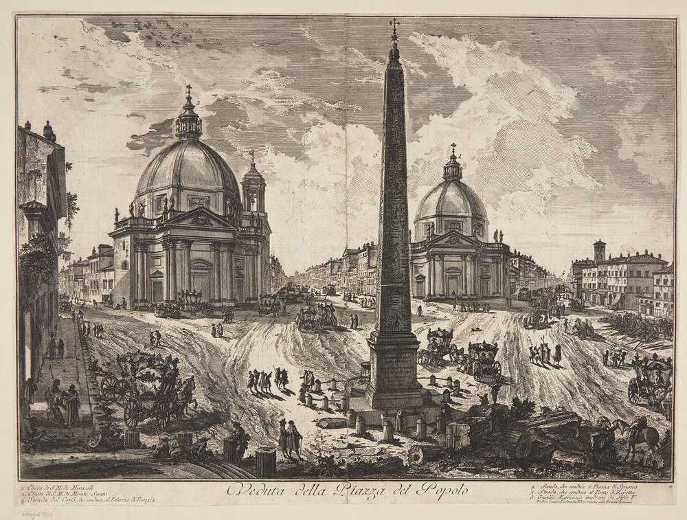 Giovanni Battista Piranesi, Piazza del Popolo