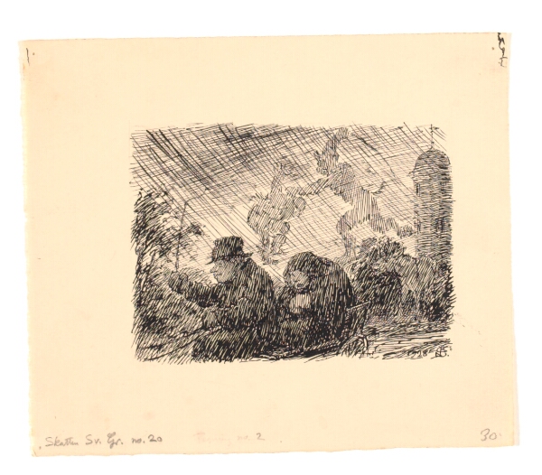 Niels Skovgaard, illustration til Den fundne skat