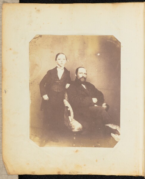 Jakob Höflinger, [Portrait of a man and boy]