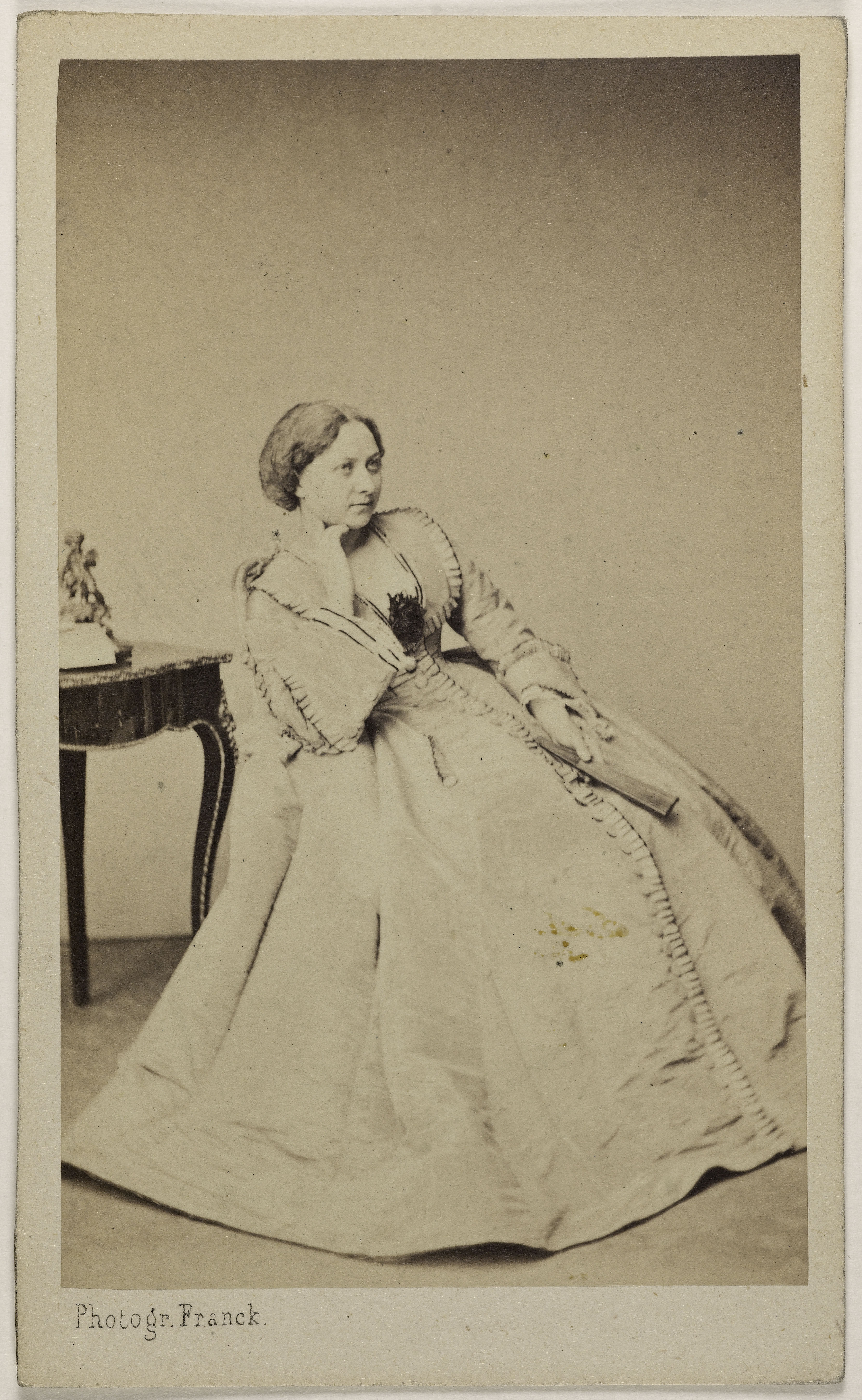 Franck, Portrait de Bérangère, Adèle Bunau, (1835-1918), (actrice), dite