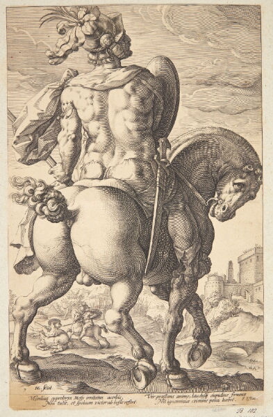 Hendrick Goltzius, Titus Manlius på hesteryg