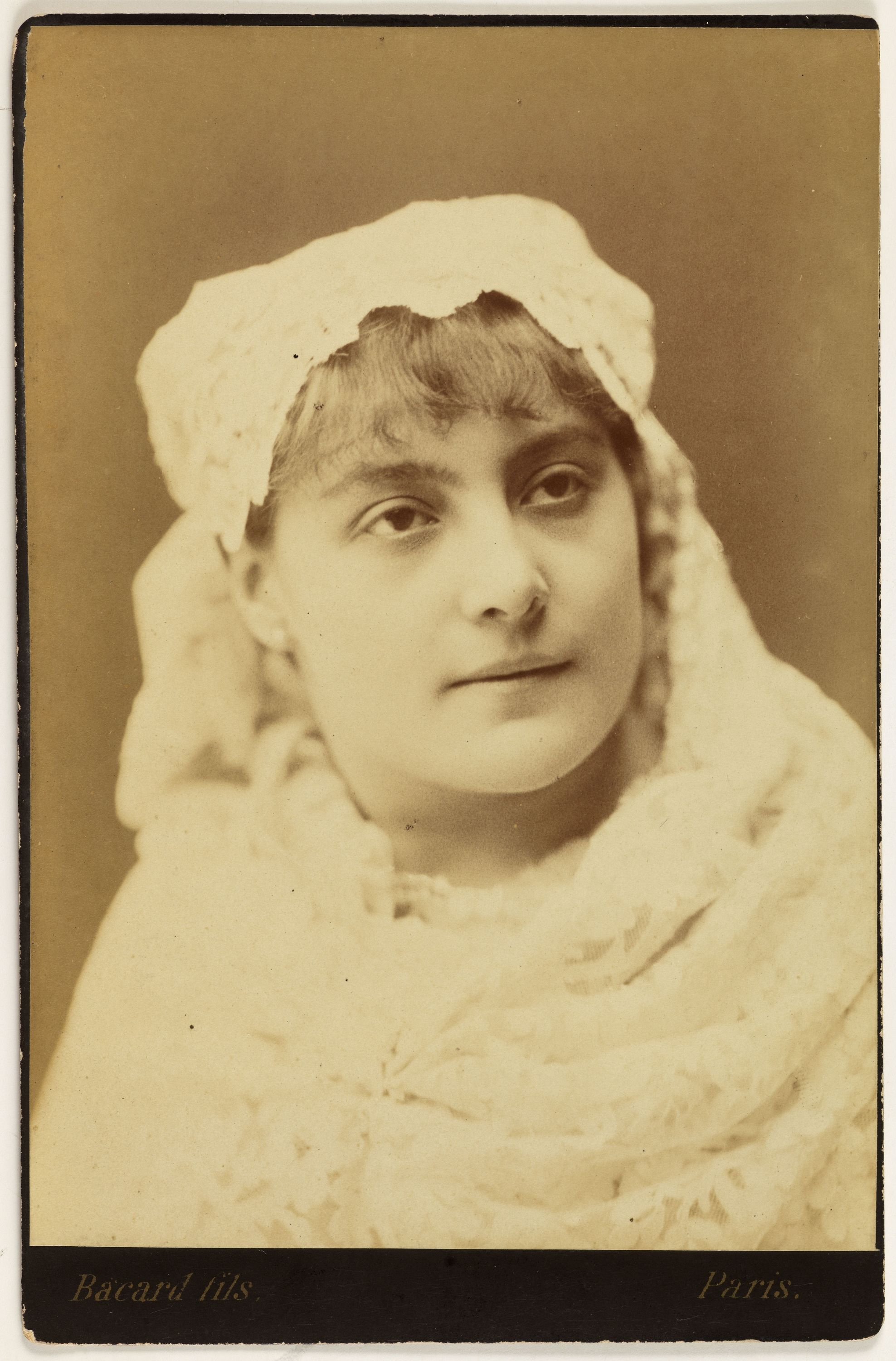 Bacard Fils, Portrait de Bonnet, actrice
