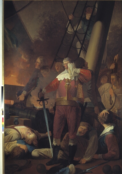 Wilhelm Bendz, Christian IV på "Trefoldigheden" i slaget på Koldberger Heide 1644