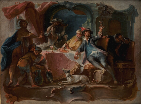 Johann Wolfgang Baumgartner, Den fortabte søn svirer sin arvelod op