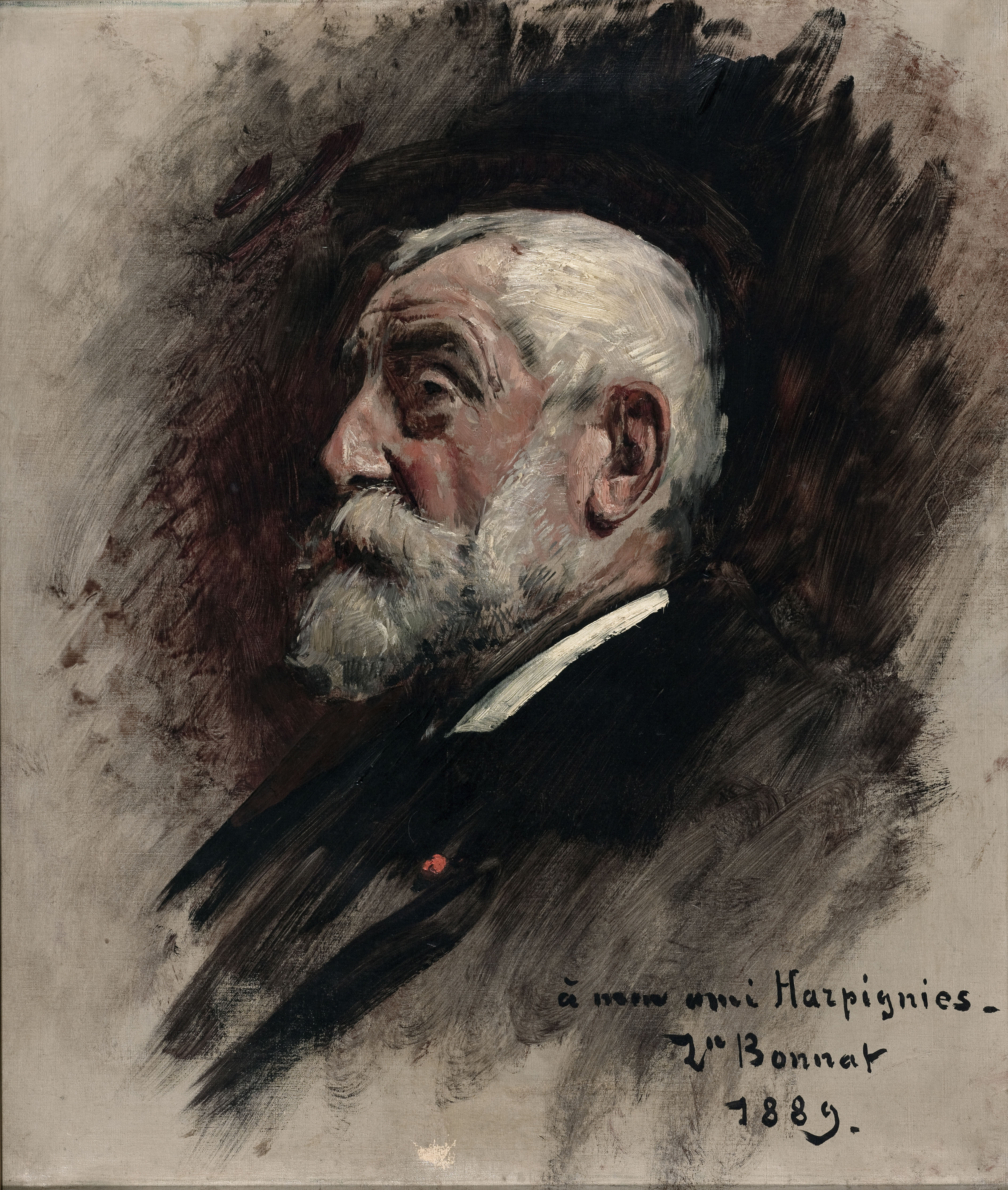 Léon Bonnat, Portrait d'Henri Harpignies