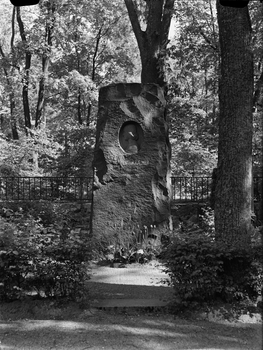 Paul Sandberg, Uppsala Old Cemetery, Kungsgärdet, Uppsala 1950