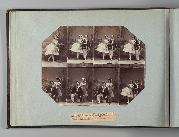André-Adolphe-Eugène Disdéri, Mlle Mourawieff et Mérante dans la diavolina