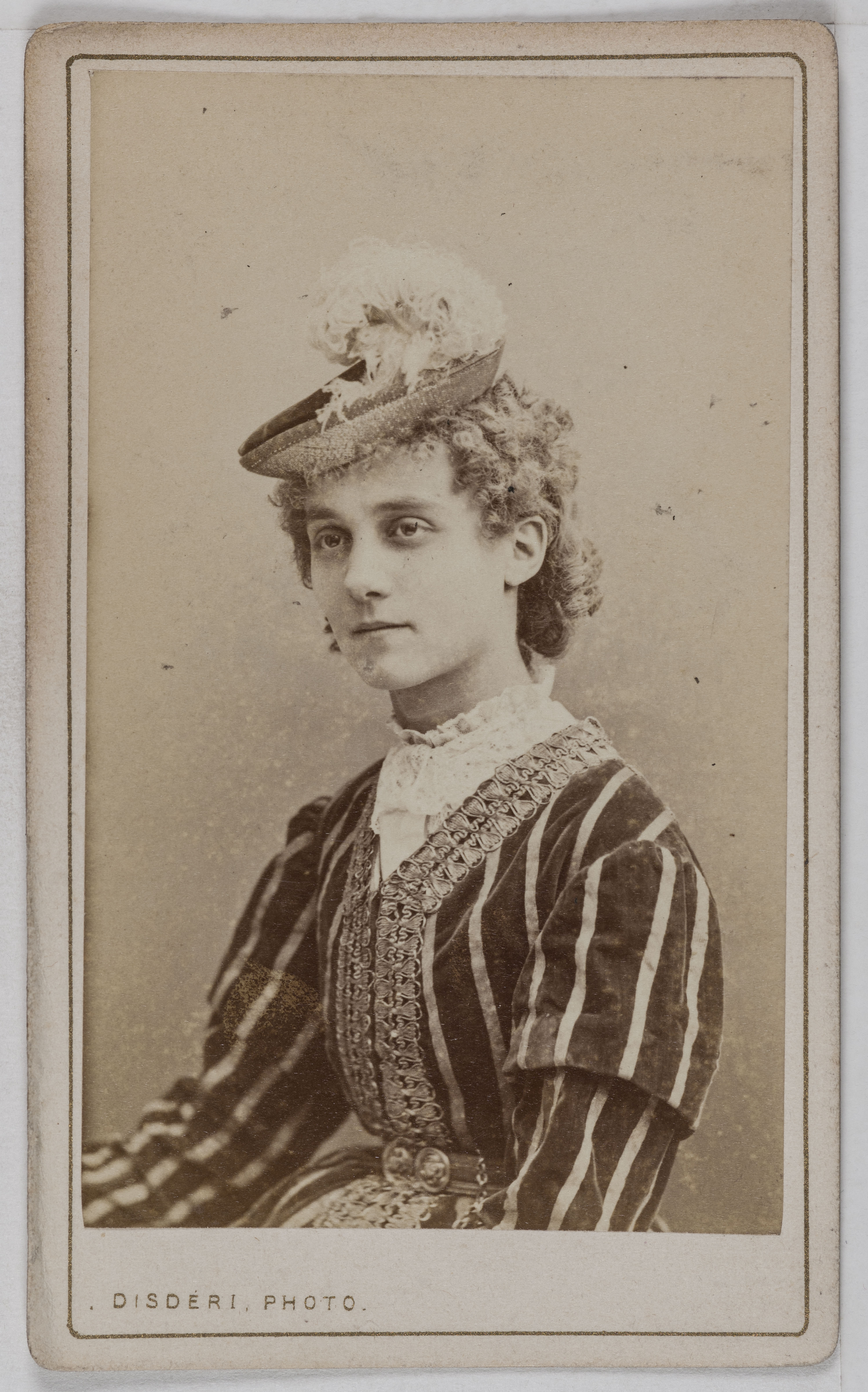André-Adolphe-Eugène Disdéri, Portrait de Maria, (actrice)