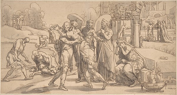 Pieter Aertsen, Raguel's Reception of Tobias at Ecbatana