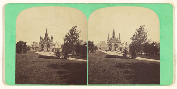 Unknown, Northern Entrance and New York Harbor. [Greenwood Cemetery, New York]