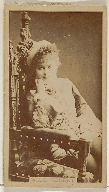 Allen & Ginter, Mlle. Robert, from the Actors and Actresses series (N45, Type 8) for Virginia Brights Cigarettes