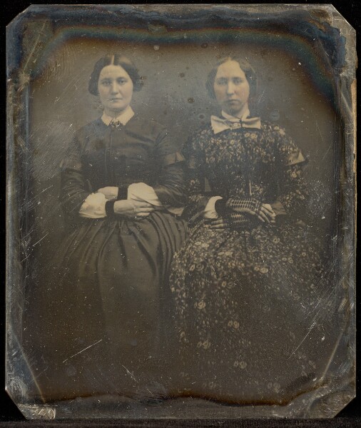 Jacob Byerly, [Portrait of Two Seated Women]