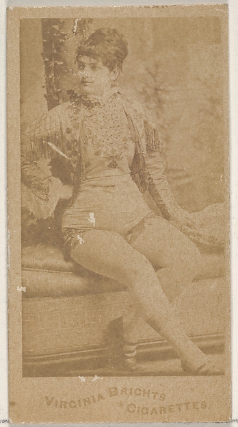 Allen & Ginter, From the Actors and Actresses series (N45, Type 4) for Virginia Brights Cigarettes