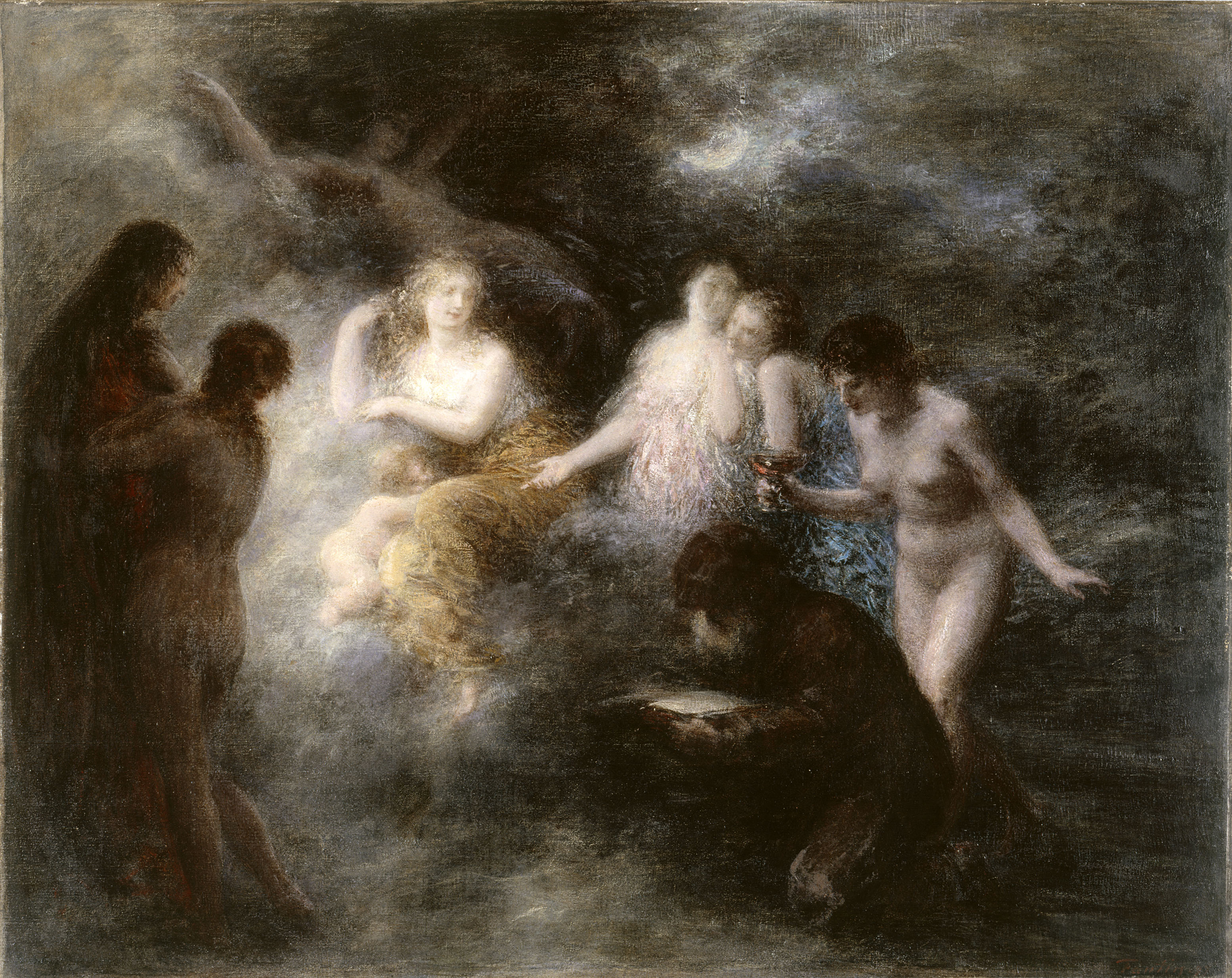 Henri Ignace Jean Théodore Fantin-Latour, La tentation de saint Antoine