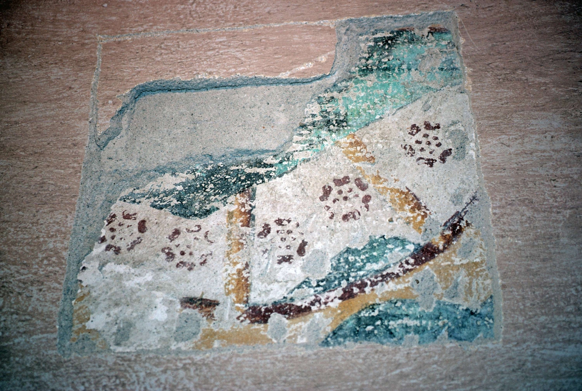 Rune Hammarling, Kalkmålning i Skuttunge kyrka, Skuttunge socken, Uppland 1988